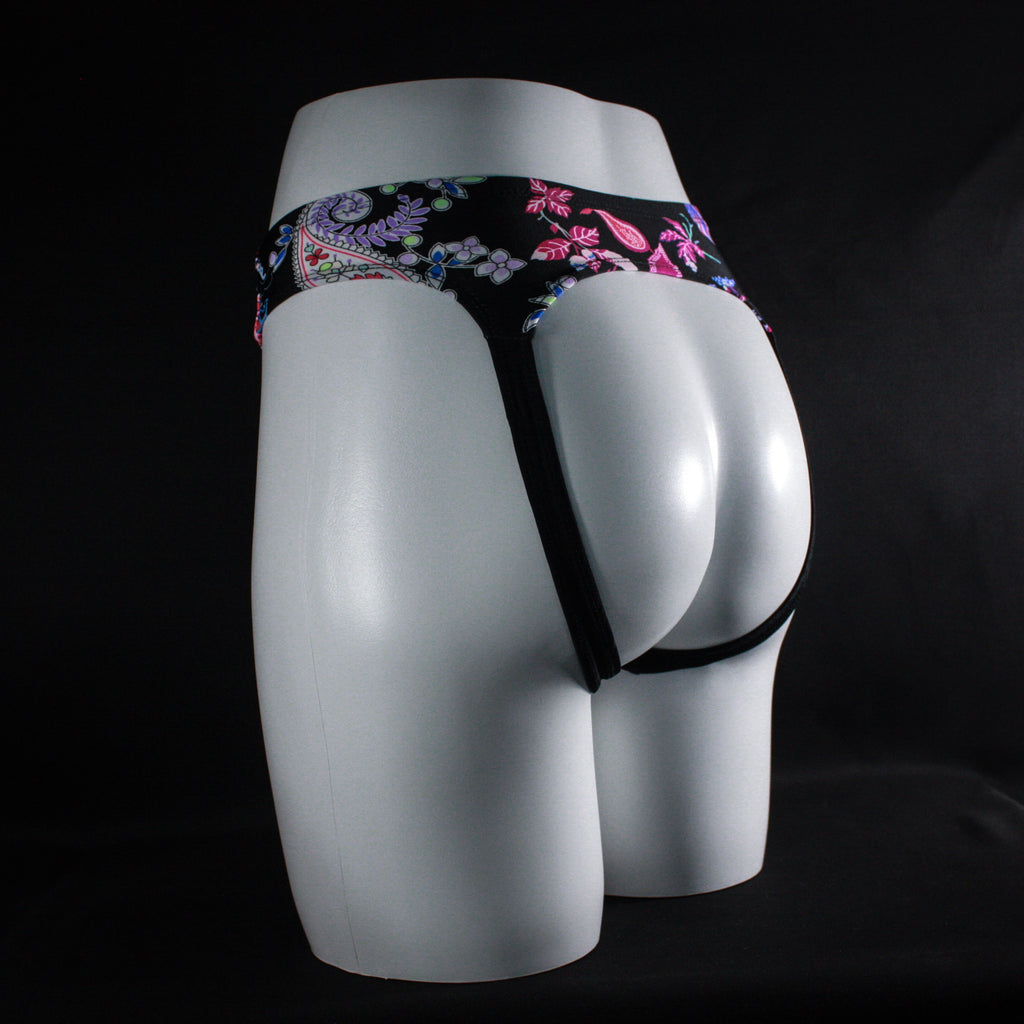 Women's Pink Paisley Jockstrap