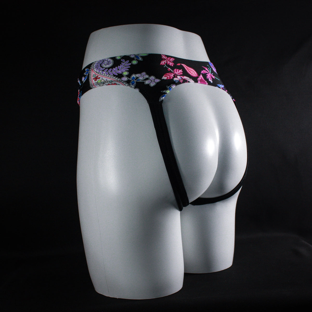 Women's Pink Paisley Jockstrap