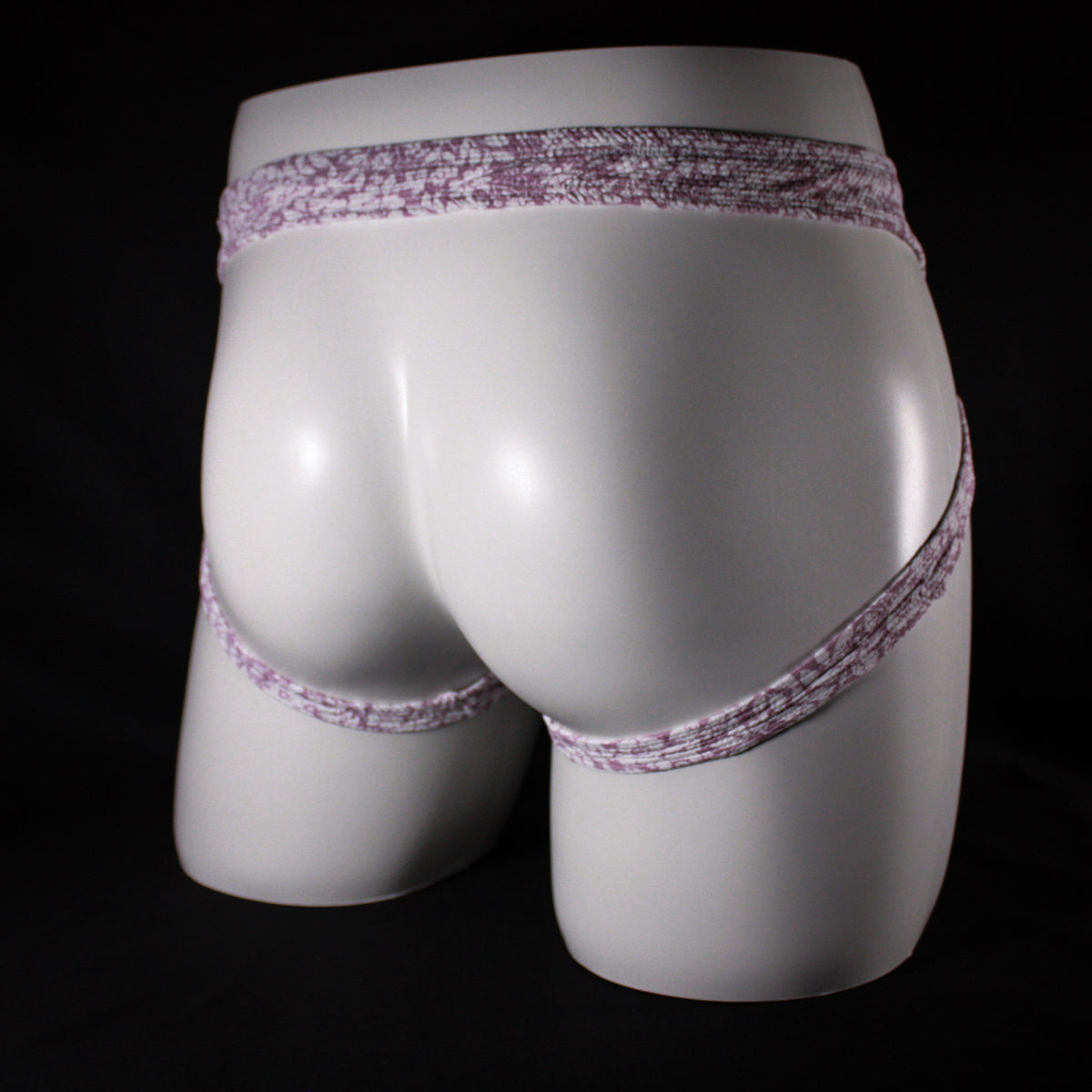 Men's Pink and White Floral