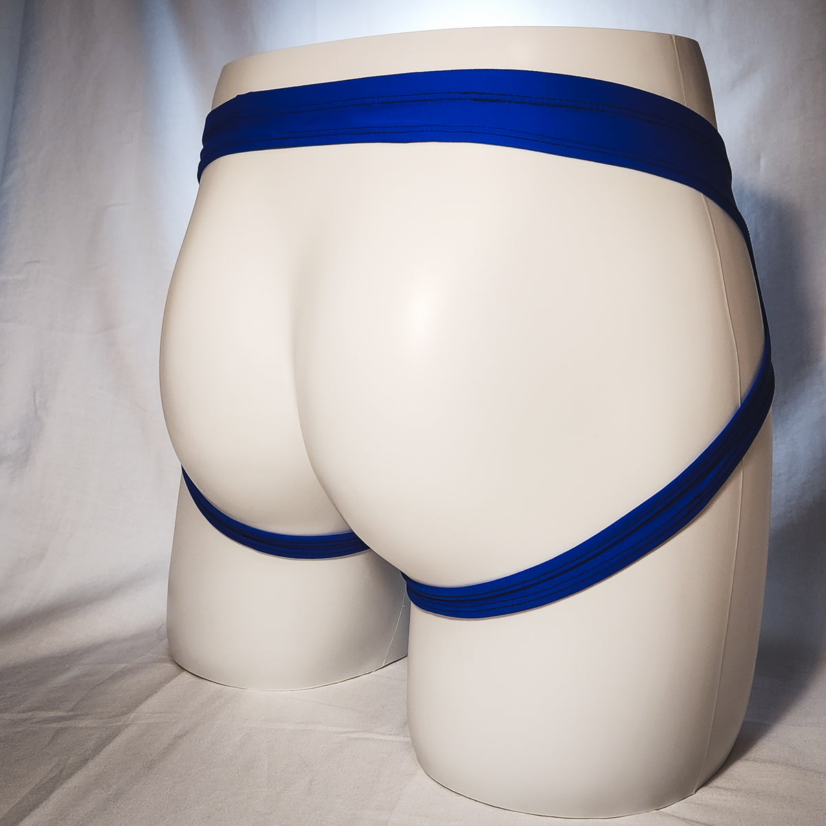 Men's Spandex Jock Strap Blue