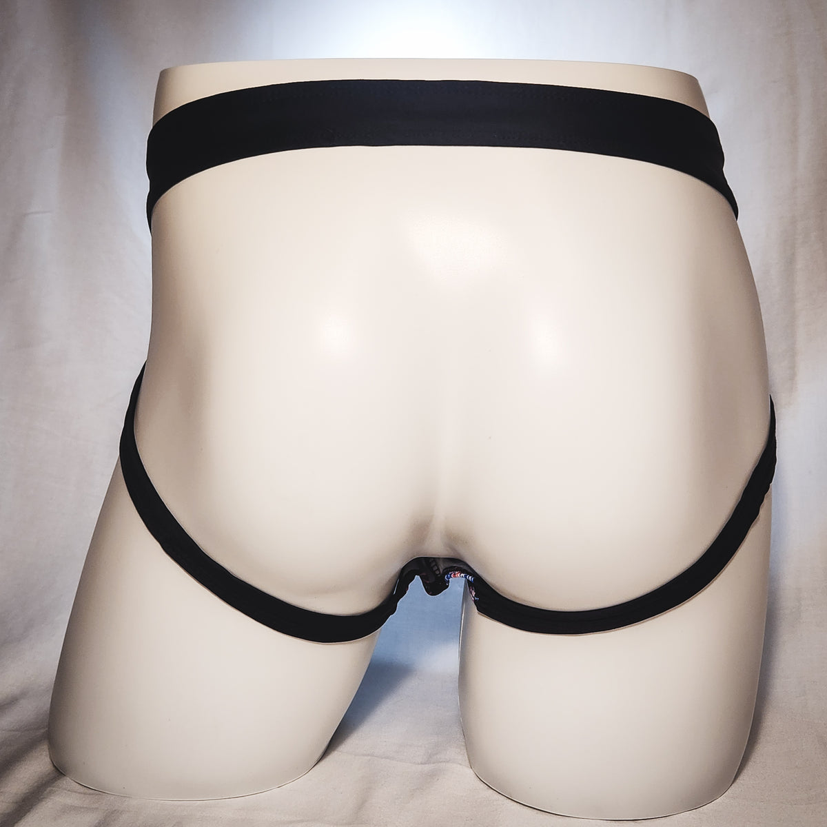 Men's Floral Nylon-Spandex Jockstrap Underwear