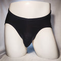 Men's Black Pleather Jockstrap Underwear