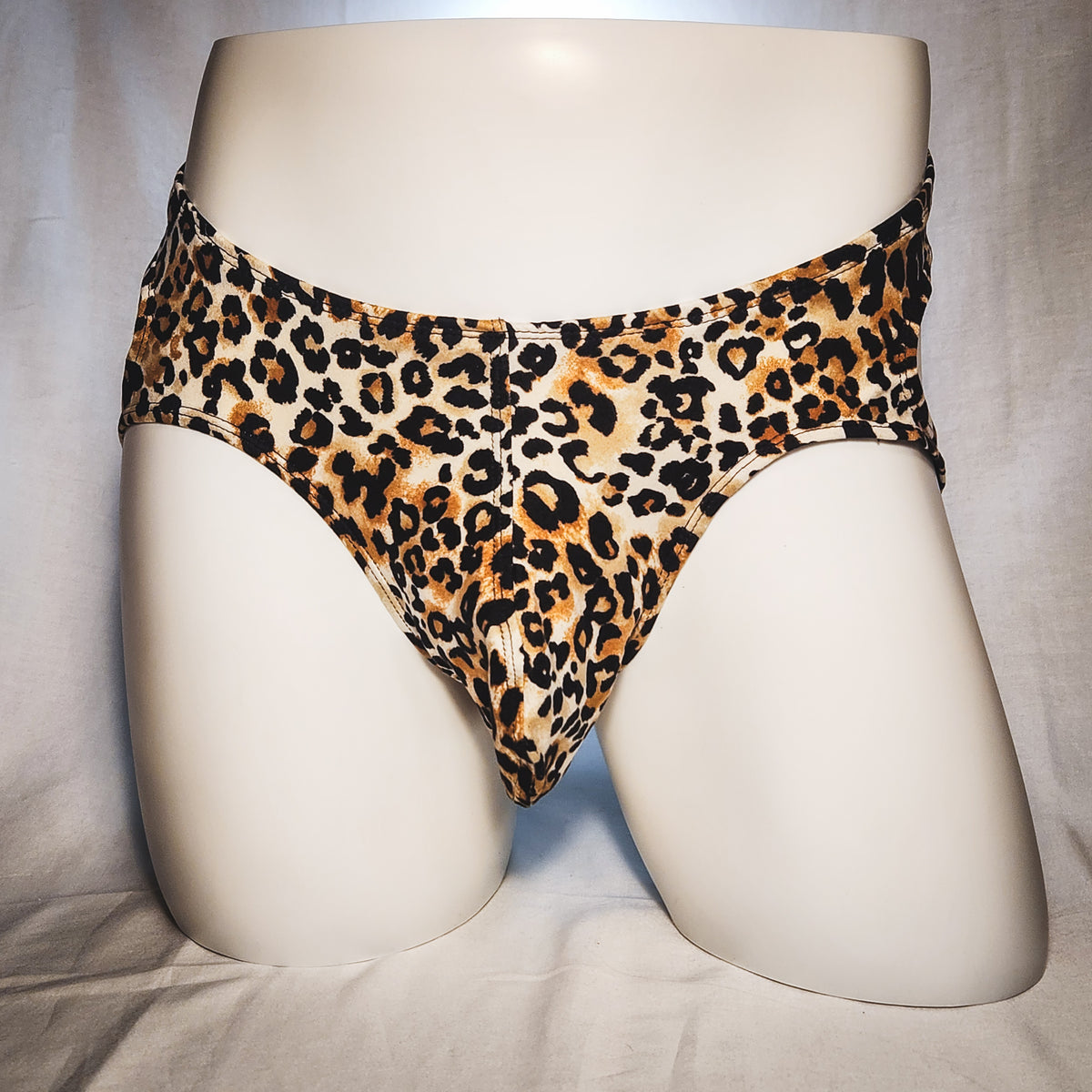 Men's Cheetah Print Jockstrap Underwear