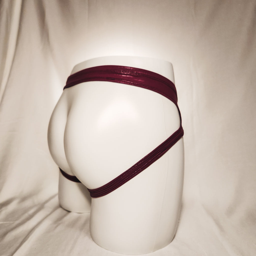 Men's Mesh Metallic Jockstrap Underwear