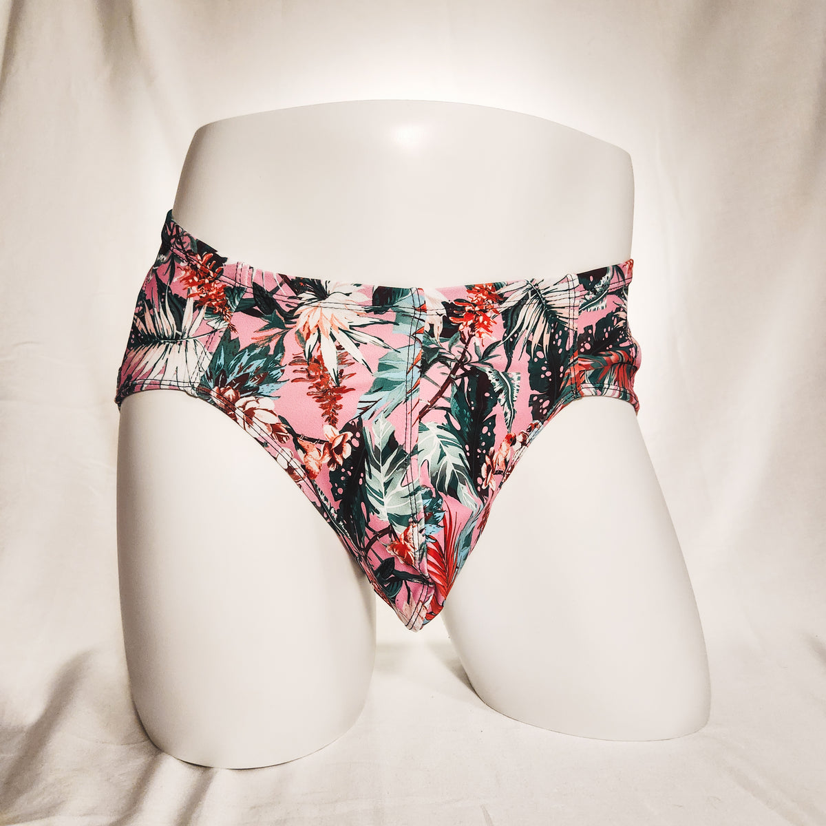 Men's Tropical Floral Jockstrap Underwear