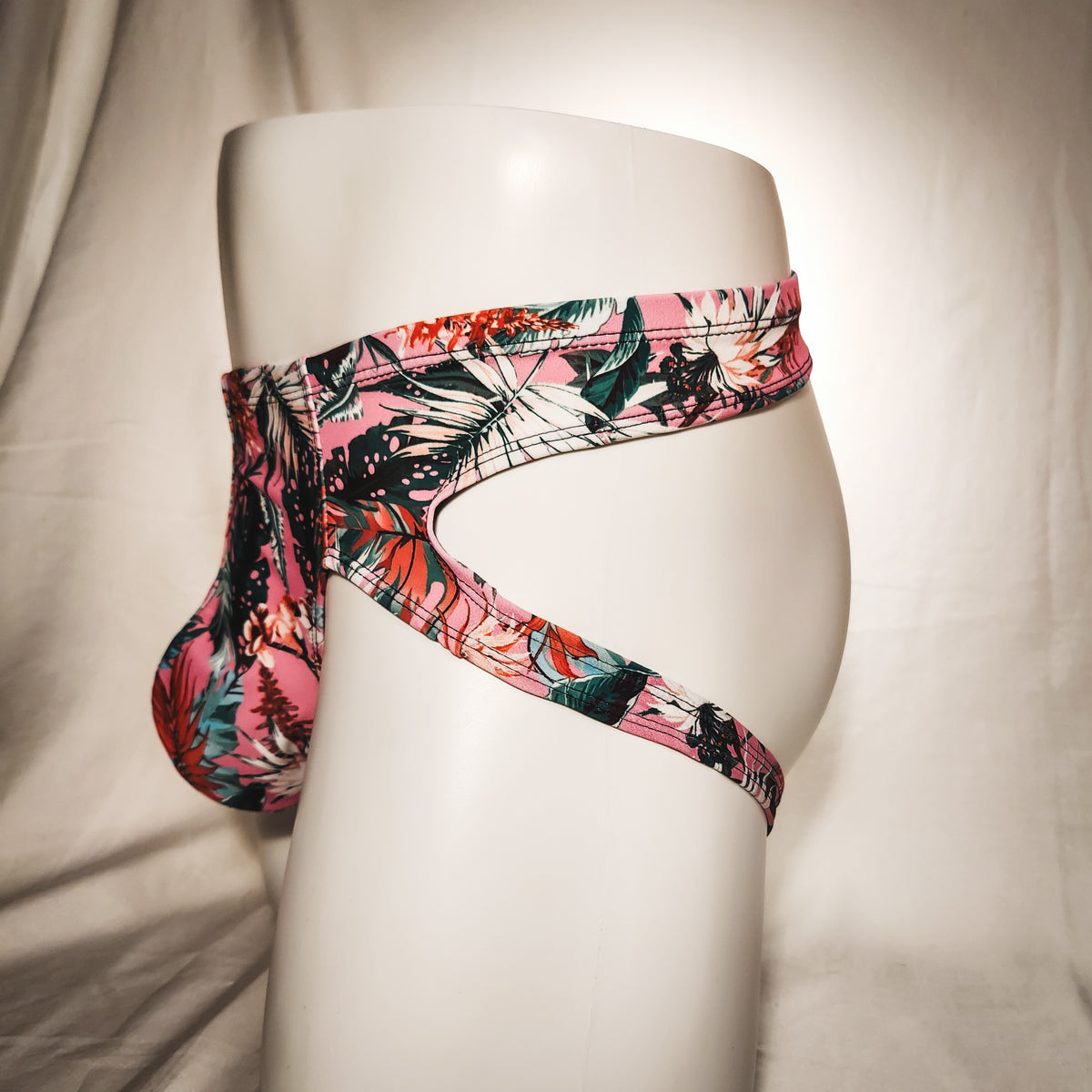 Men's Tropical Floral Jockstrap Underwear