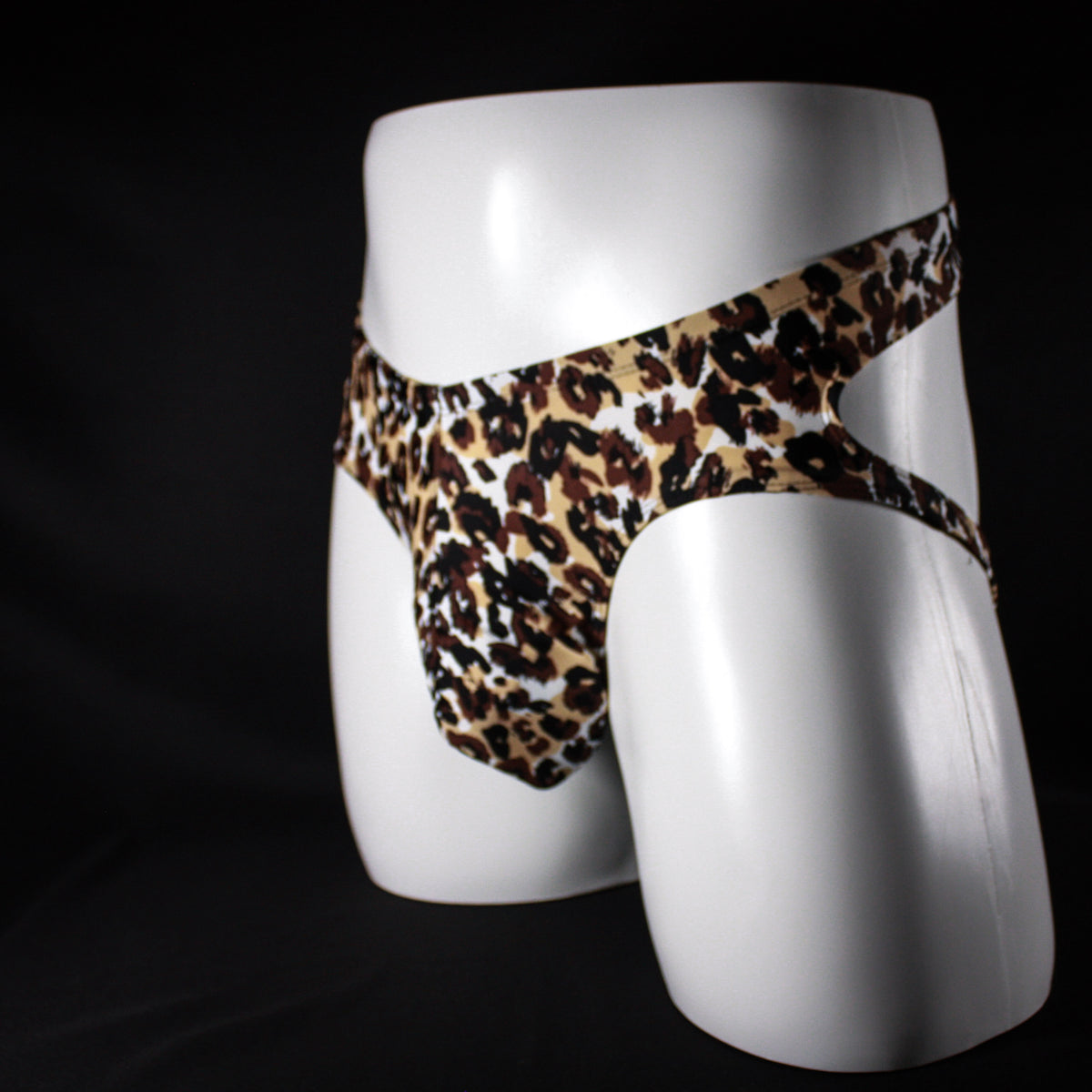 Men's Leopard Print Jockstrap