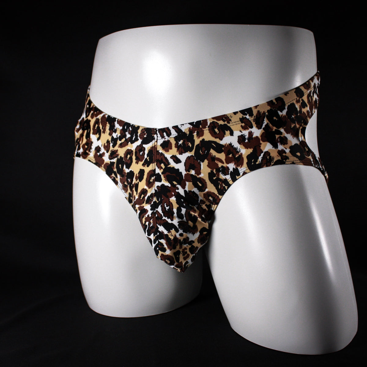 Men's Leopard Print Jockstrap