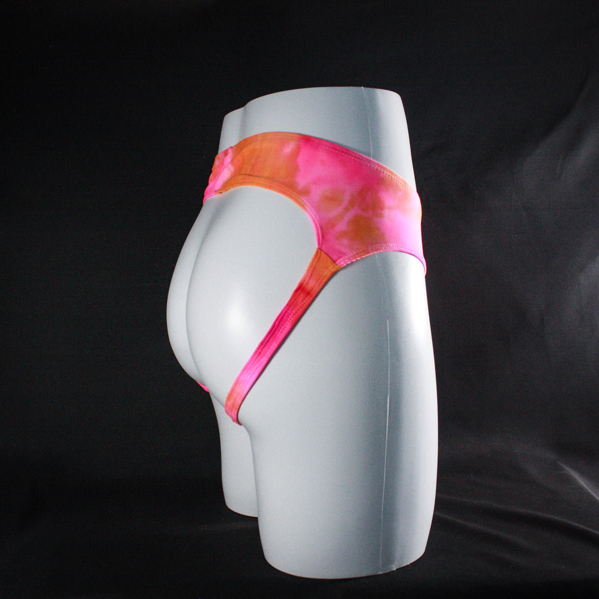 Women's Pink Tie-Dye Jockstrap