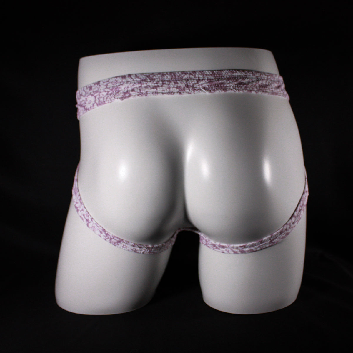 Men's Pink and White Floral