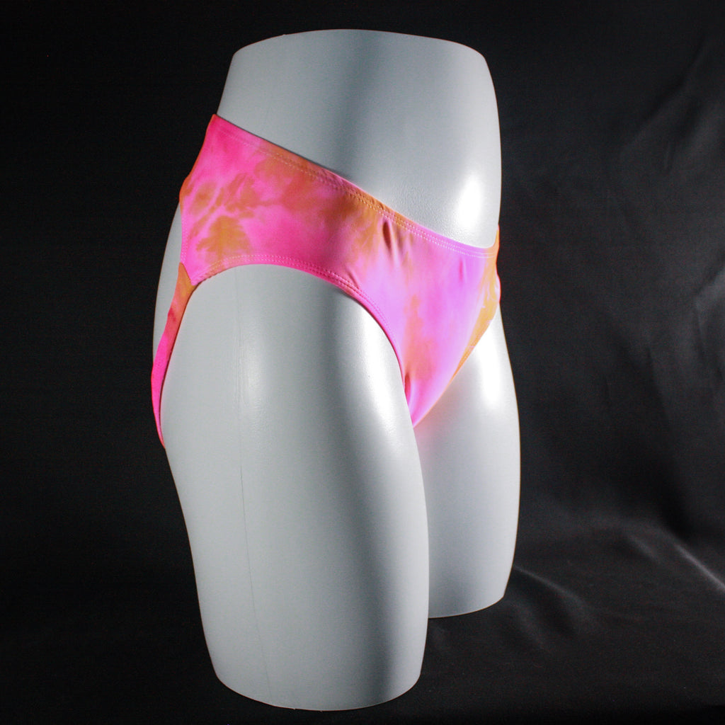 Women's Pink Tie-Dye Jockstrap