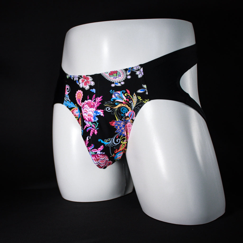 Men's Pink Paisley Jockstrap