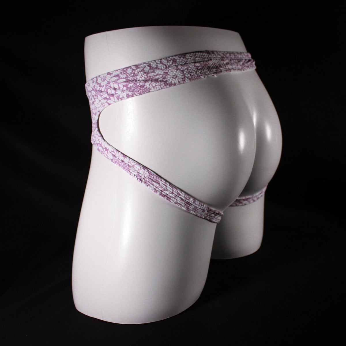 Men's Pink and White Floral