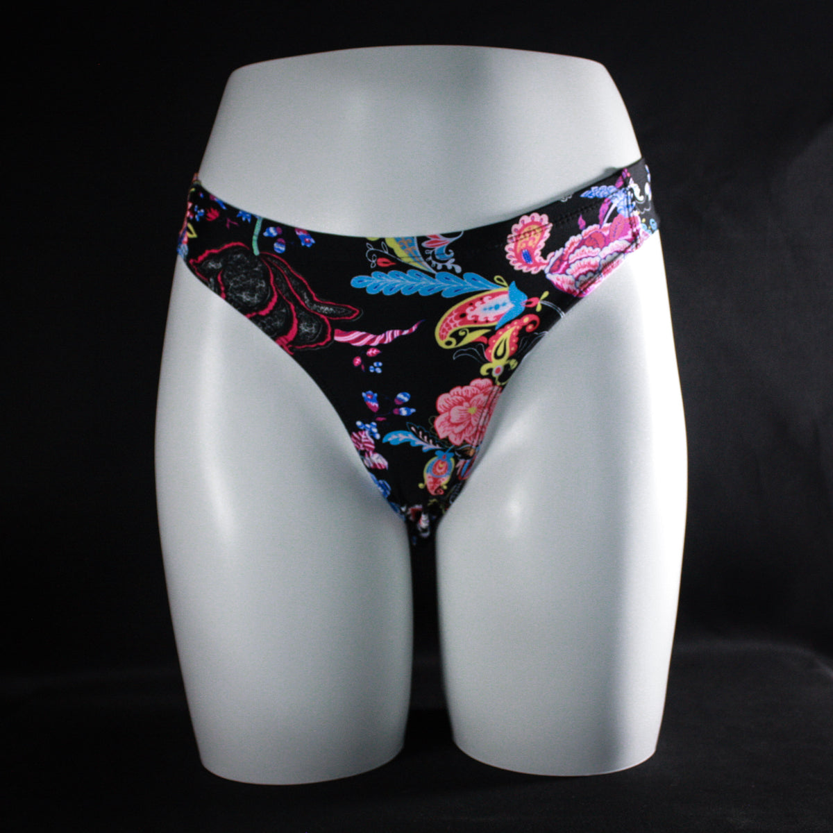 Women's Pink Paisley Jockstrap
