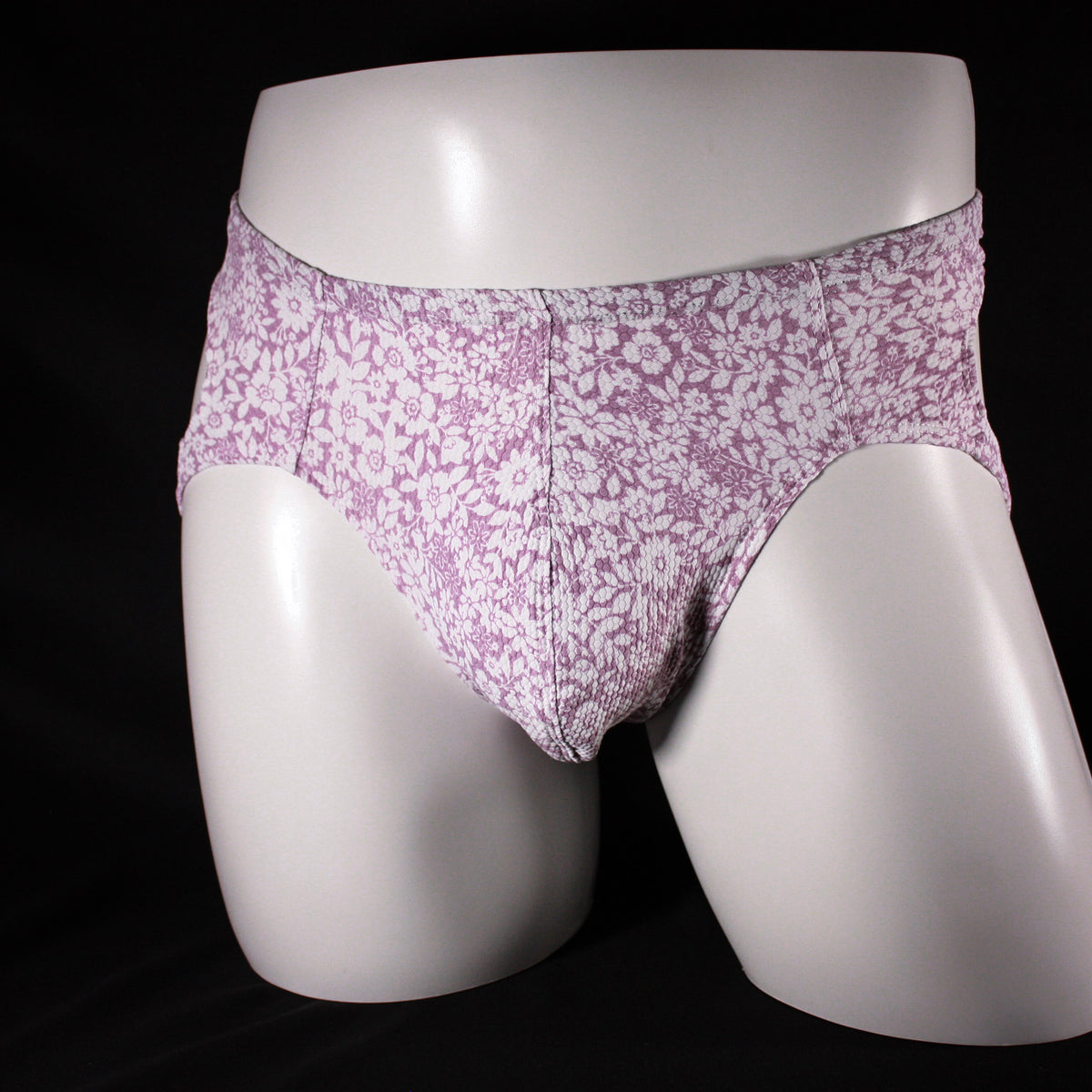 Men's Pink and White Floral