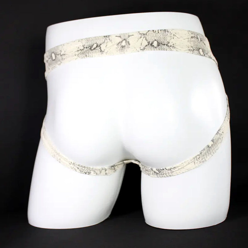 Men's Snake Skin Print Jockstrap Underwear