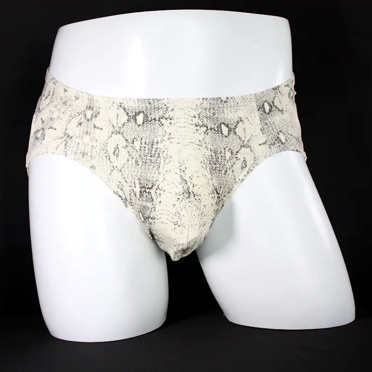 Men's Snake Skin Print Jockstrap Underwear