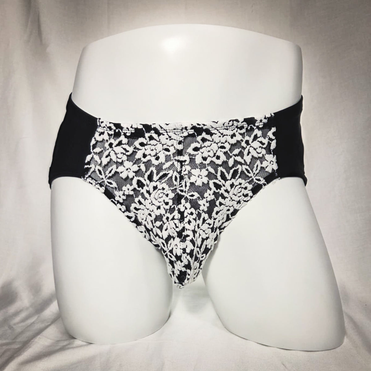 Men's Floral Lace Jockstrap Underwear